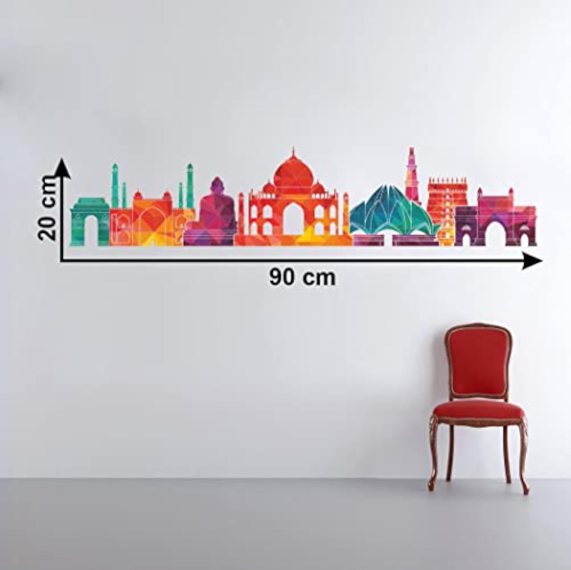 Delight Art Famous Places Design Wall Sticker