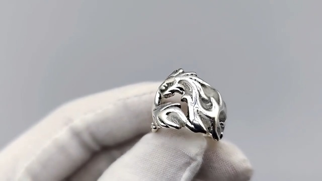 1 Pezzo Anello Regolabile Con Catena In Argento Sterling 925 - Foto 11