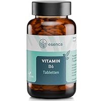 Vitamin B6 Tabletten - 12,5 mg - Hochdosiert, Vegan & Ohne Zusatzstoffe - 365 Tabletten (Jahresvorrat) - aus Deutschland