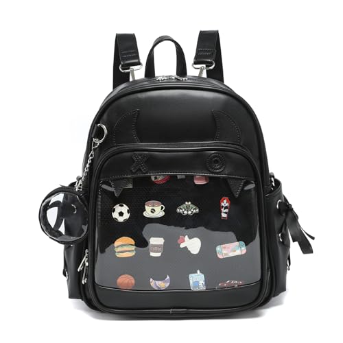 Image of CHERRY SAUCE Devil Halloween Ita Backpack Crossbody Purse For Gothic Anime