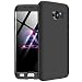 Samsung Galaxy S7 Edge Case,GKK Double Dip Ultra Slim Knight Series Case For Samsung S7 Edge Cover Hybrid PC [HARD] Full Protection Matte Phone Case (Black)