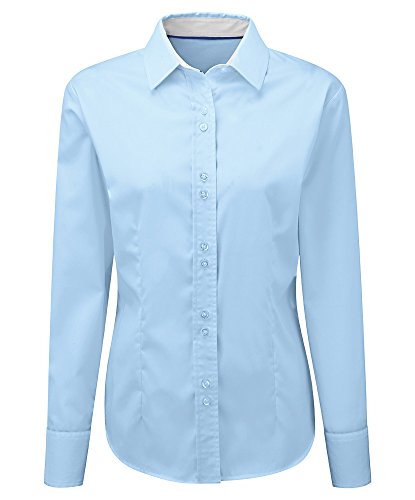 Camiseta manga larga mujer algodón talla 20 Alexandra STC-NF84PB-20 azul