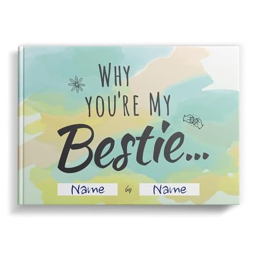 SoulScripted Books Why You're My Bestie | Gift Journal For Friends | Birthday, Friendship Day