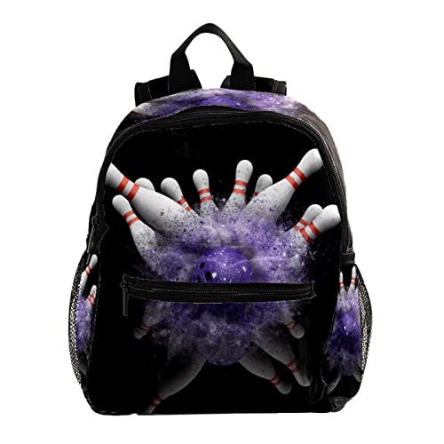 Sac à dos enfants 30,5 cm bowling noir mini sac voyage mixte