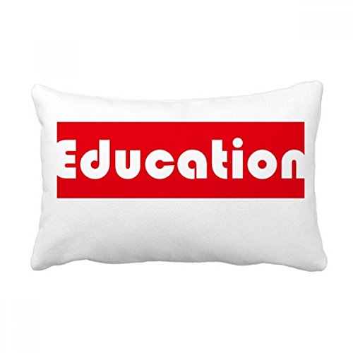Coussin lombaire éducation rouge un cadeau idéal pour le canapé - 2