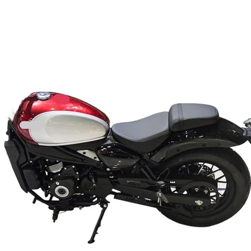 Asiento doble para CLC 450 y motocicletas retro en color negro 4