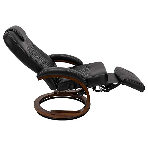 Recpro Nash 28" Rv Euro Chair Recliner In Black | Modern Design | Rv Furniture | Swivel Base | Recliner Chair (2 Chairs) #TOP6