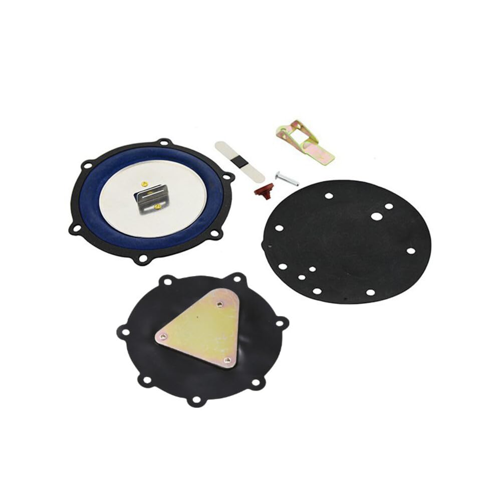 JAZGOT Kit di Riparazione Impco RK-Cobra. - Tre Membrane. Piastra di Seduta, Perno, Anello di Sicurezza, Molla conica, Cinque Viti M5