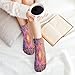 VstaDank Bohemian Mandala Ankle Socks 5 Pairs Fashion Invisible Low Cut Sock for Adult Casual Short Sock Soft Cozy No Show Socks