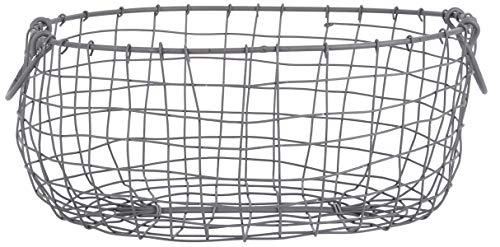degawo Draht Korb -Gross- oval L= 38,5 cm Griffe Dekoration Garten...