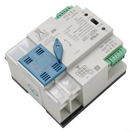 Interruptor de transferencia automatica 2P125A para evitar cortes en casa con placas solares 3