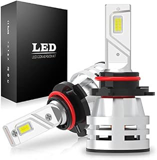 CO LIGHT HB3 LED Headlight Bulb 18000LM 70W 6000K Cool White Upgraded Chip Extremely Bright 9005 LED Bulbs Mini Design CANBus Error Free All-in-One Halogen Xenon Conversion Kit, Pack of 2