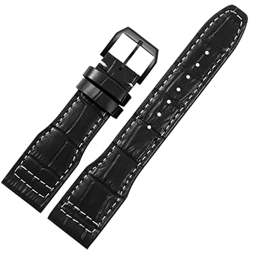 Bracelet de montre en cuir 22 mm SCHIK pour IWC Big Pilot