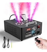 Macchina Da Neve 900W Con Luci LED 12 Colori – Telecomando Wireless, Serbatoio 1L, Per Feste E Palco DJ