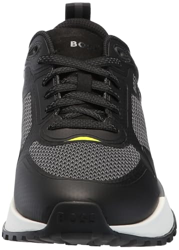 Image of BOSS Men's Big Logo Mesh Mix Lace Up Sneaker