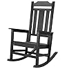 hOmeHua Patio Rocking Chair, All Weather Resistant Outdoor Indoor Fade-Resistant Patio Rocker Chair,Stable Durable Smooth Rocking, Comfortable Easy to Maintain, Load Bearing 350 lbs - Black hOmeHua Patio Rocking Chair, All Weather Resistant Outdoor Indoor Fade-Resistant Patio Rocker Chair,Stable Durable Smooth Rocking, Comfortable Easy to Maintain, Load Bearing 350 lbs - Black