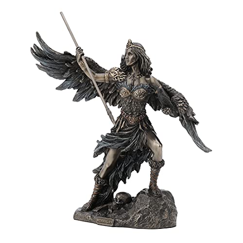 Estatua Morrigan Resina Bronza Diseño Veronese 8.75 in miniatura 2