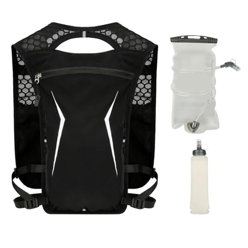 Mochila de hidratación corriendo, corriendo mochila | Mochila de agua con chaleco de hidratación - Bolsa de almacenamiento liviano chaleco impermeable, bolsa de equipo de campamento para hombres acces