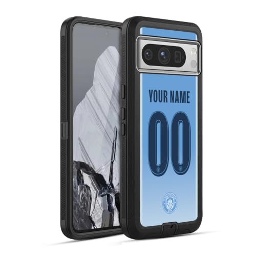 Cadeau personnalisé Manchester City coque antichoc Google Pixel 8 Pro maillot