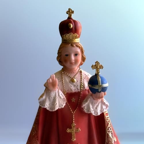 Niño de Praga Estatua de Resina 12 pulgadas miniatura 5