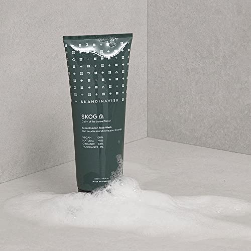 Skandinavisk Skog 'Forest' Organic Body Wash. Fragrance Notes: Pine Needles And Fir Cones, Birch Sap And Lily Of The Valley. Vegan Formula. 7.6 Fl. Oz. #TOP1