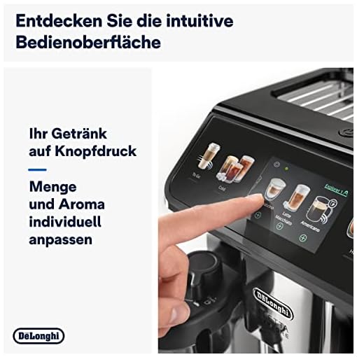 De'Longhi Eletta Explore Cold Brew ECAM452.67.G Kaffeevollautomat mit LatteCrema Milchsystem, Heiße & Kalte Getränke auf Knopfdruck – Bild 7