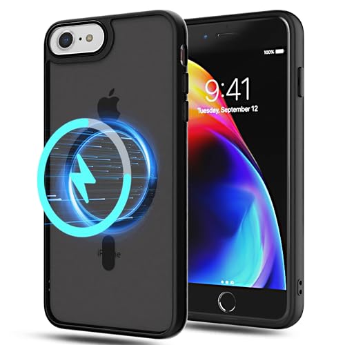 YmhxcY for iPhone SE Case 2022/2020,iPhone 8/7 [Wireless Charging] [Compatible with Magsafe...