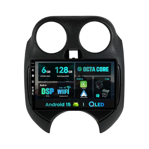 Autoradio écran tactile 9 pouces Nissan Micra GPS mains libres