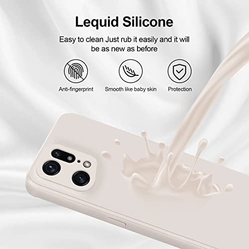 GiiYoon Case Compatible with OPPO Find X5 Pro, Silky-Soft Touch Full-Body Protective Phone Silicone Case - Image 4