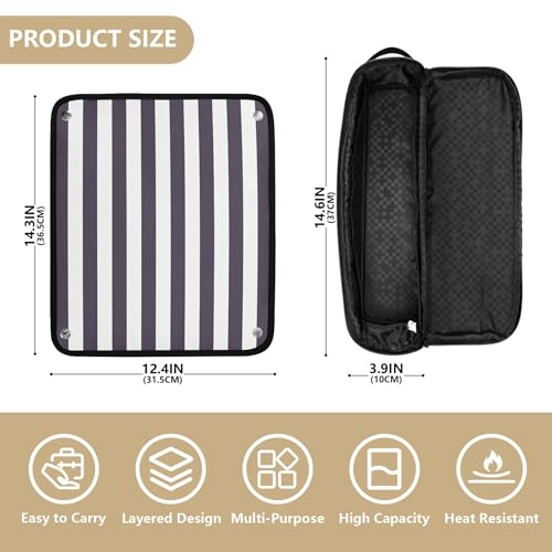 Bolso organizador para planchas de pelo y accesorios miniatura 4