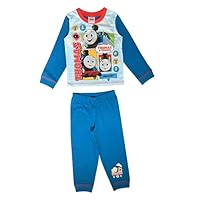THOMAS & FRIENDS, Boys Thomas The Tank Engine Pyjamas, Blue, Age 2-3 Years