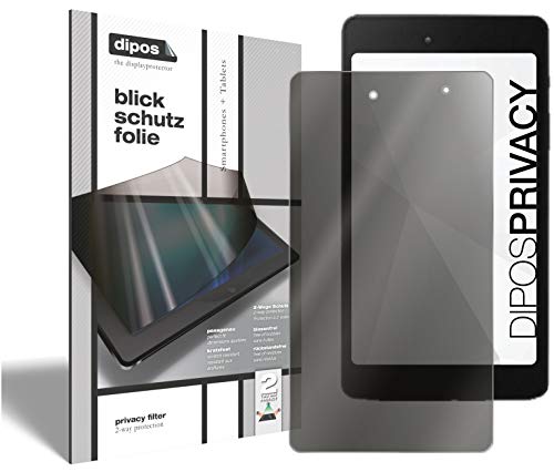 I 2-Wege Blickschutzfolie kompatibel mit Medion E6912 Tablet eBook Reader (Im Hochformat) I Sichtschutz-Folie Display-Schutzfolie Privacy-Screen