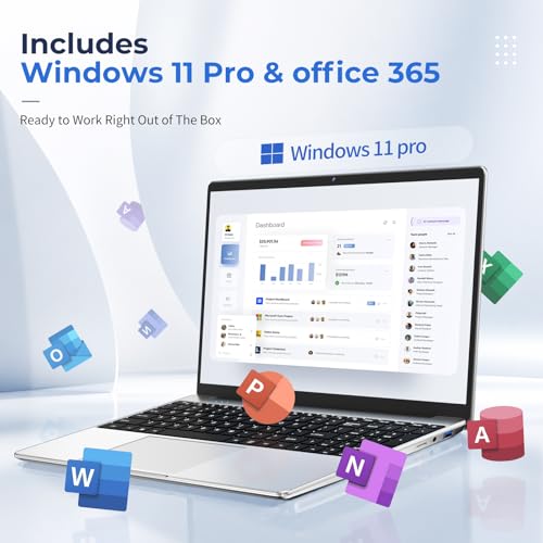 Image of 2026 Flagship 15.6 inch Business Laptop Computer, 16GB RAM 1TB SSD, Core i5-7Y54(Up to 3.2GHz), Windows 11 Pro, Fan Cooling, 2-Year Warranty, Portable Traditional Lap Top for Students & Work