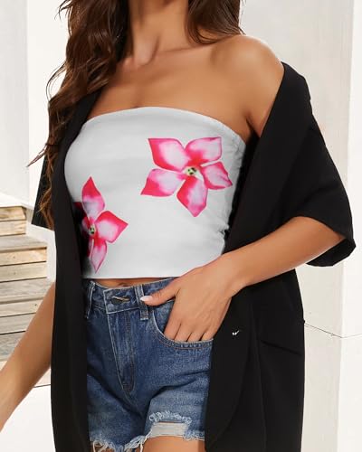 Image of Summer Tube Tops Basic Crop Tops for Women Strapless Tank Casual Tunics Sexy Short Shirts 2026