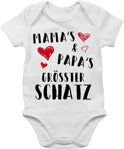 Shirtracer Baby Body „Alles Liebe Zum Mama-Tag“ – Weiß, 100% Baumwolle, Kurzarm