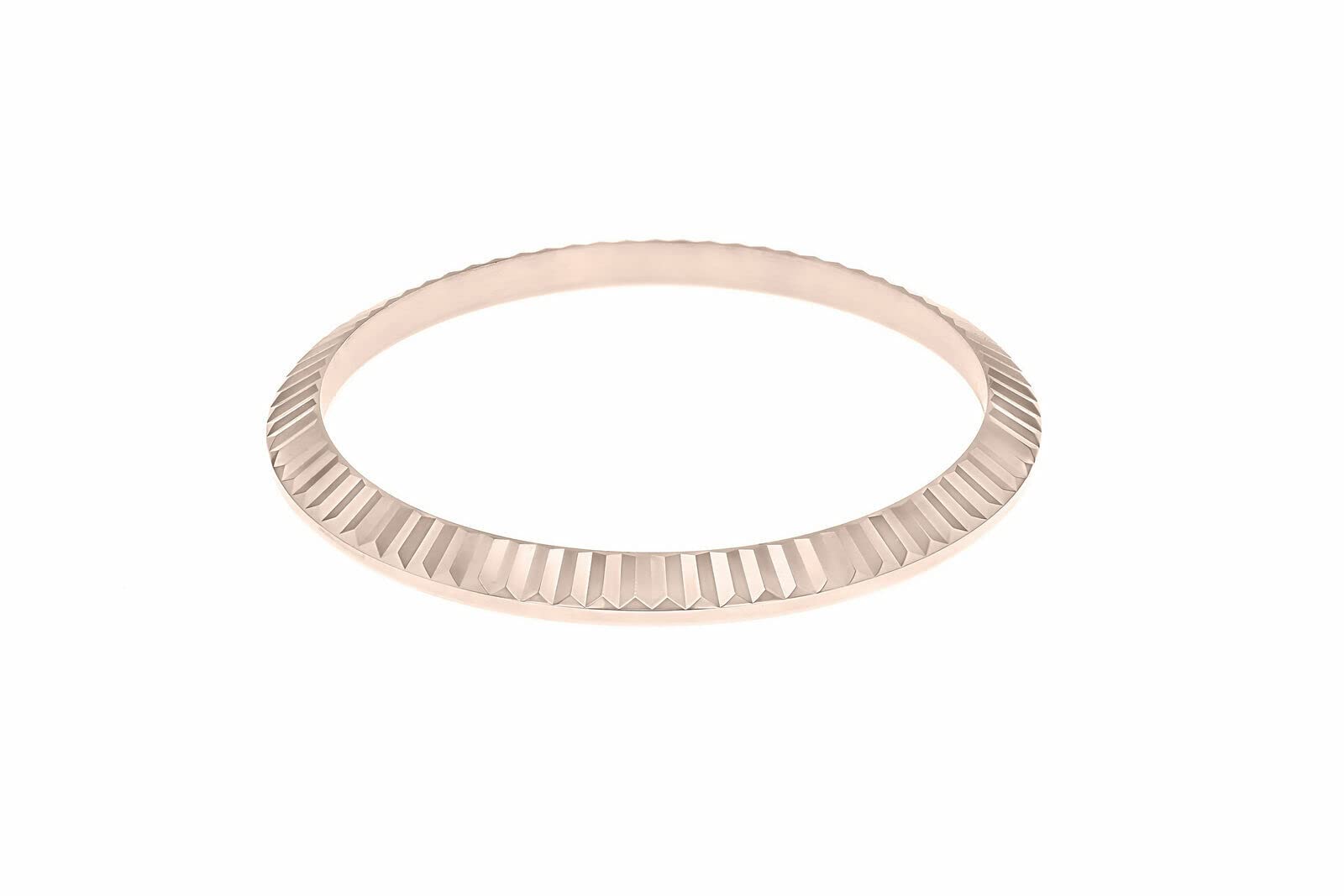 Ewatchparts Rose Gold Fluted Bezel Compatible With Rolex President Day-Date 118135, 118205, 118235, 1183