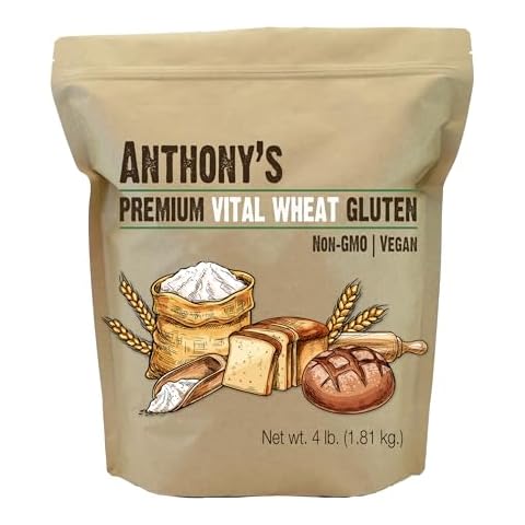 Anthony's Vital Wheat Gluten, High Protein, Vegan, Non GMO, Keto Friendly, Low Carb Cover