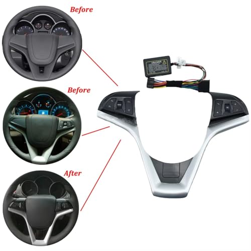 Botón de control de volante Cruze 2009-2014 multifunción con audio 4