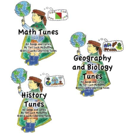 Montessori Music: Geography/Biology, Math and History Tunes Combo
