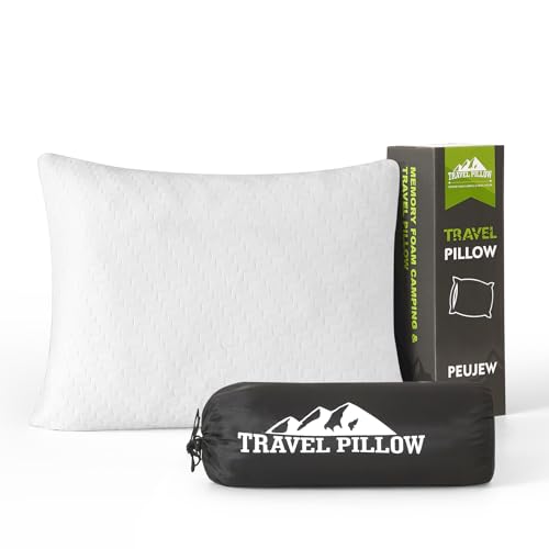 Oreiller de camping compressible petit coussin de voyage mémoire de forme - 2