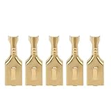 100 PC Blatt-Verbindungsstück-Quadrat-Messingstecker und ziehen Art Verbindungsstück-Anschluss 7.8mm, für Maschinerie, Elektrizität, Eisenbahn, Schiffbau, Luftfahrt, Haushaltsgerät-Verbindungsstück-An