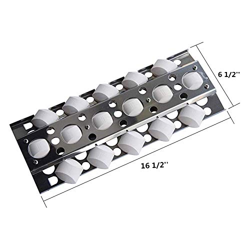 Hongso 16 1/2" Stainless Steel Heat Plate Shield Replacement for Nexgrill 720-0057, 720-0057-3B, 720-0057-4B, Turbo CG3TDBRN, CG3CKW, 720-0057, 720-0057-3B, 720-0057-4B, 750-0058-4BRB Models
