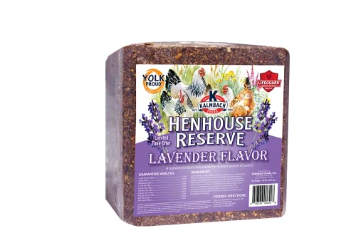 Kalmbach Feeds Henhouse Reserve Lavender Flavored Treat Block for Chickens 20 lb