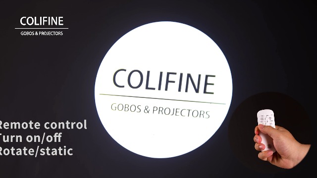 Image of 150W LED Logo GOBO Projector Ip67 Waterproof DJ Effect Light Including Free Custom Glass GOBO to Project Image for Hotel Company Store Wedding Advertising Indoor and Outdoor Use (150W)
