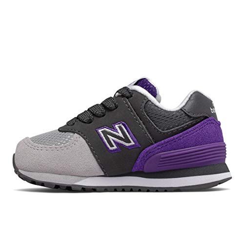 New Balance Kid's 574 V1 Lace Up Sneaker, Magnet, 4 W US Toddler