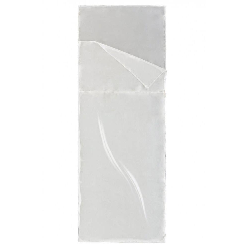 Ferrino Silk Liner Sq Fitted Sheet utraleggero Silk, white