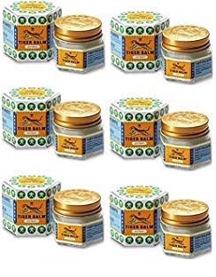 Lot de 6 baumes du tigre blanc 9 ml