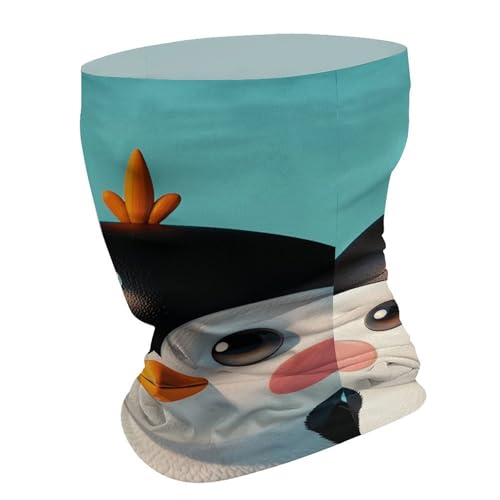 Cute Animal Head Neck Gaiter Face Cover Scarf, Breathable Sun Balaclava for Skiing Fishing Hiking Cycling3