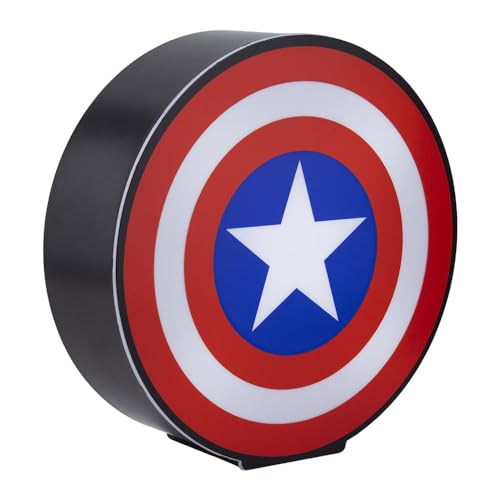 Paladone Marvel - Captain America - Boîte Lumineuse 15cm, black - Image 2