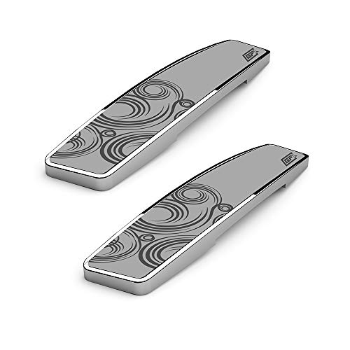 Image of GFX Car Door Edge Protector Guard Scratch (4Pcs) Mercury Ripple Silver